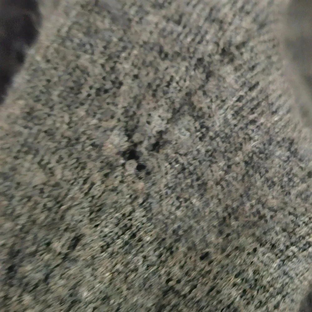 Eddie Bauer V-Neck Sweater XXL Tall Green Merino Wool Vintage Heathered *